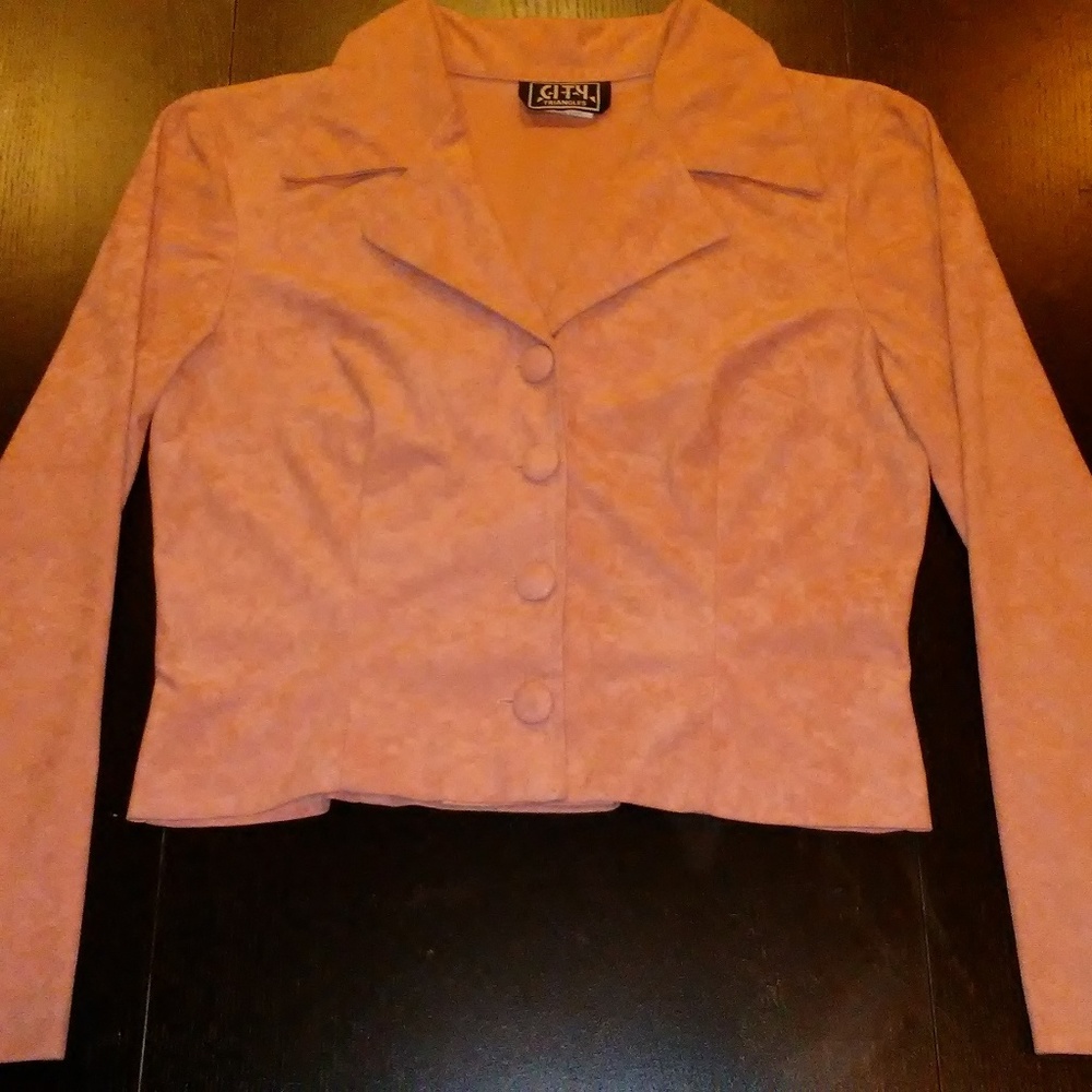 City Triangles Suede Jacket